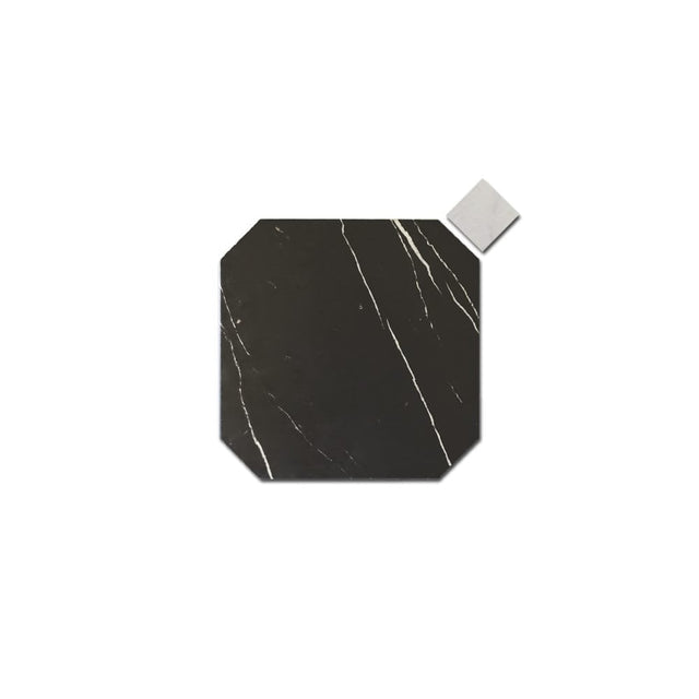 Octagon Marmo Negro - SaigonCasa | Curated Surfaces & Contemporary Living