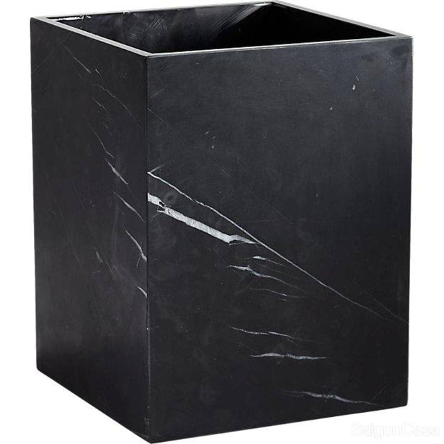 Thùng Đựng Rác Khô Đá Marble - SaigonCasa | Curated Surfaces & Contemporary Living