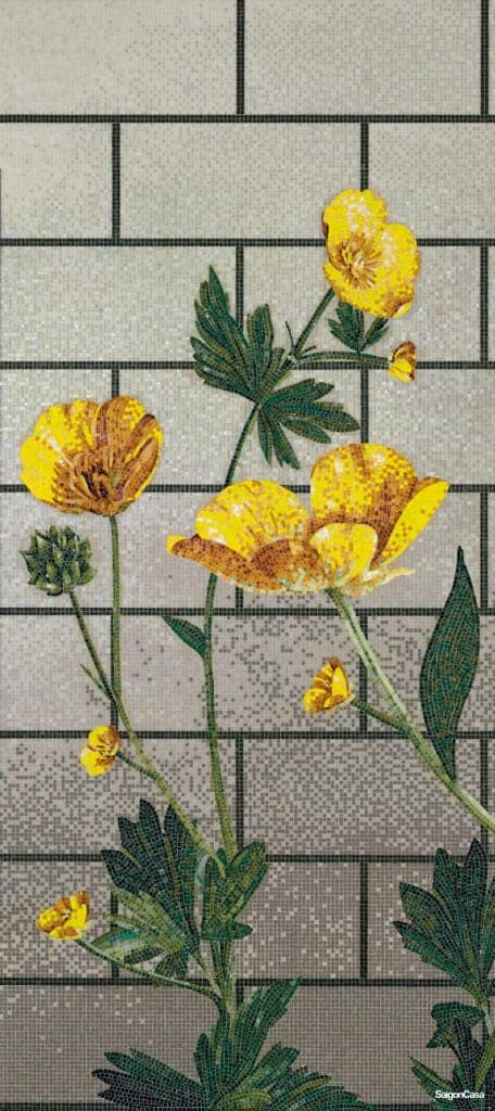 Tranh Mosaic Thủy Tinh Bisazza Home & Garden