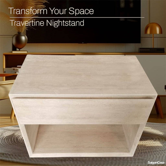 Tủ Đầu Giường Travertine