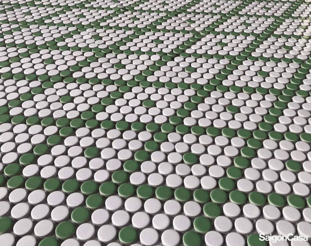 Gạch Mosaic Đồng Xu Diamond - SaigonCasa | Curated Surfaces & Contemporary Living