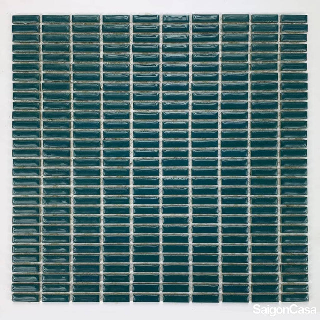 Gạch Mosaic Peacock Green - SaigonCasa | Curated Surfaces & Contemporary Living