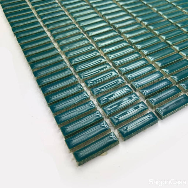 Gạch Mosaic Peacock Green - SaigonCasa | Curated Surfaces & Contemporary Living