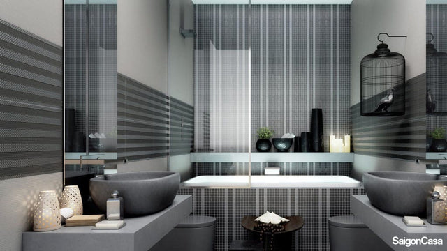Gạch Phòng Tắm Luxury 30.5x56cm - SaigonCasa | Curated Surfaces & Contemporary Living