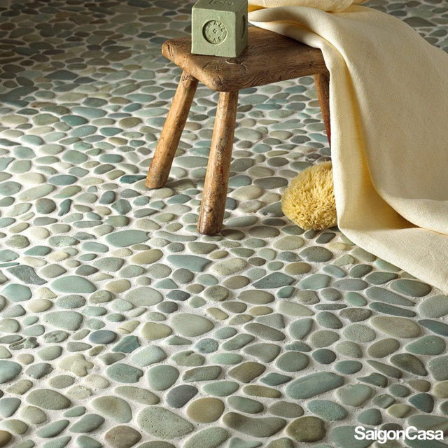Mosaic Đá Cuội - SaigonCasa | Curated Surfaces & Contemporary Living