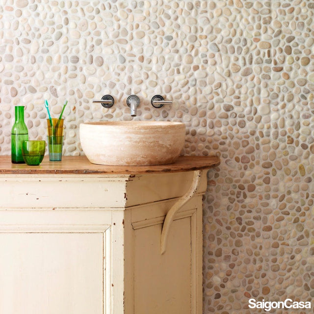 Mosaic Đá Cuội - SaigonCasa | Curated Surfaces & Contemporary Living