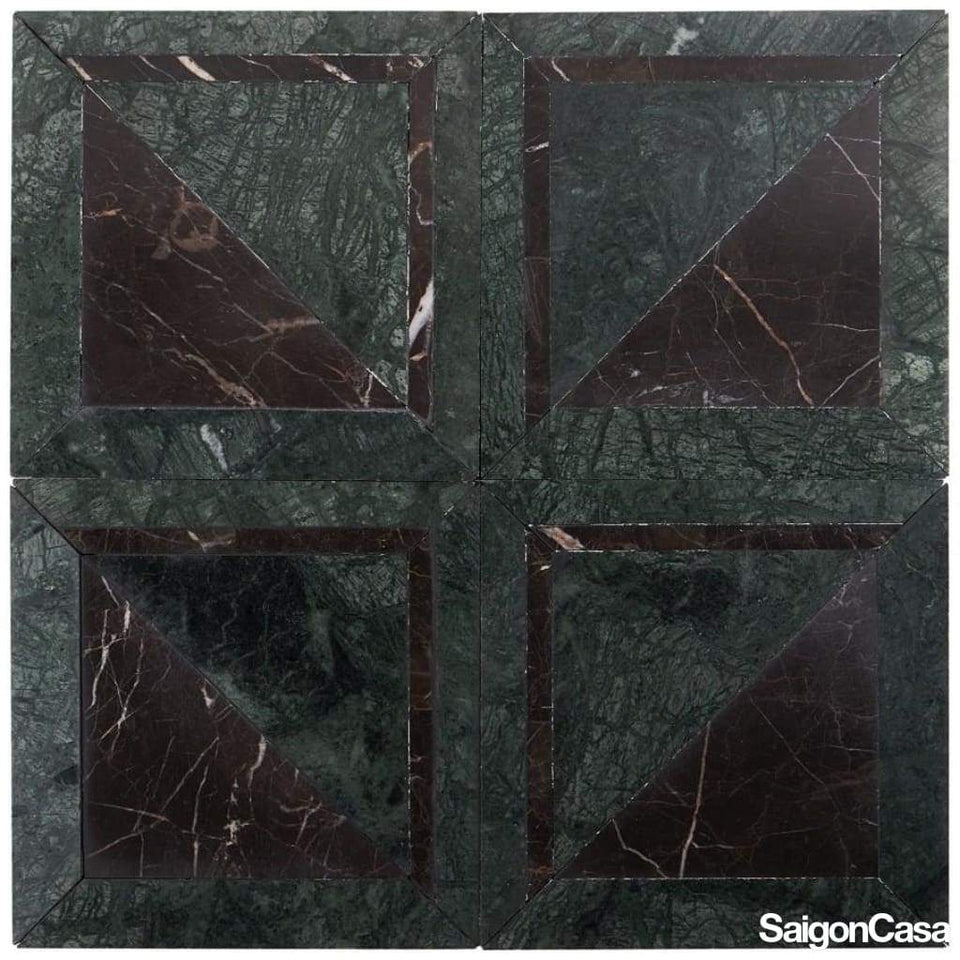  Mosaic Đá Verde Nero Marble