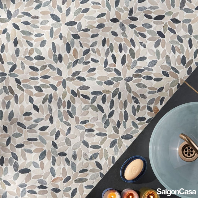 Mosaic Hoa Đá Cuội - SaigonCasa | Curated Surfaces & Contemporary Living