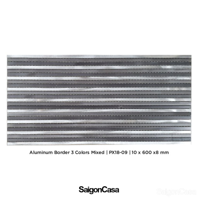Mosaic Kim Loại Aluminium Borders - SaigonCasa | Curated Surfaces & Contemporary Living