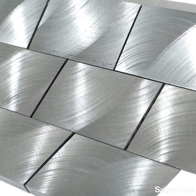 Mosaic Kim Loại Chữ Nhật - SaigonCasa | Curated Surfaces & Contemporary Living