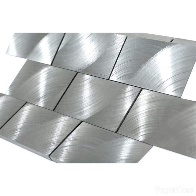 Mosaic Kim Loại Chữ Nhật - SaigonCasa | Curated Surfaces & Contemporary Living
