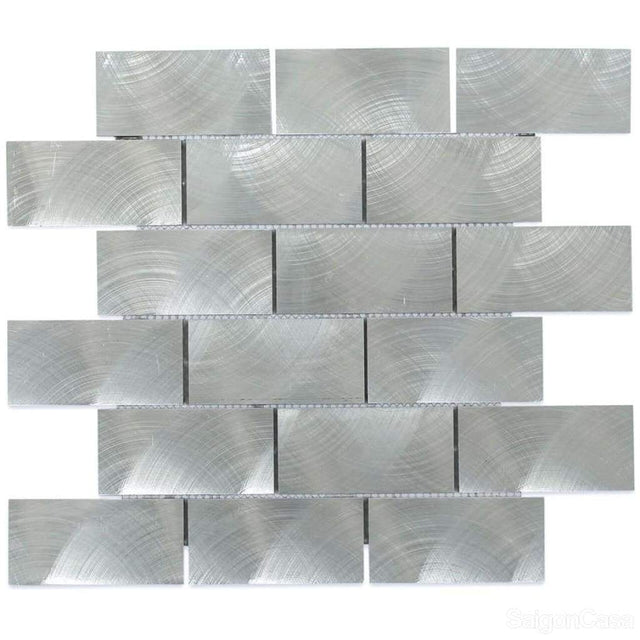 Mosaic Kim Loại Chữ Nhật - SaigonCasa | Curated Surfaces & Contemporary Living