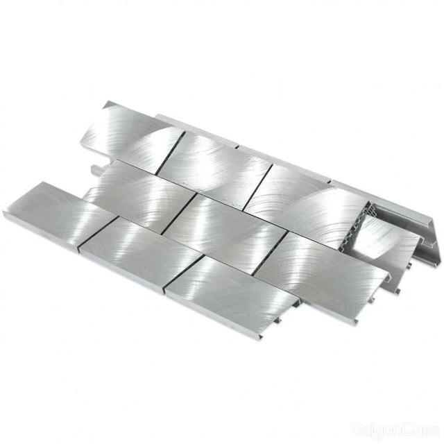 Mosaic Kim Loại Chữ Nhật - SaigonCasa | Curated Surfaces & Contemporary Living