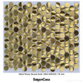 Mosaic Kim Loại Tròn - Metal Penny Round - SaigonCasa | Curated Surfaces & Contemporary Living