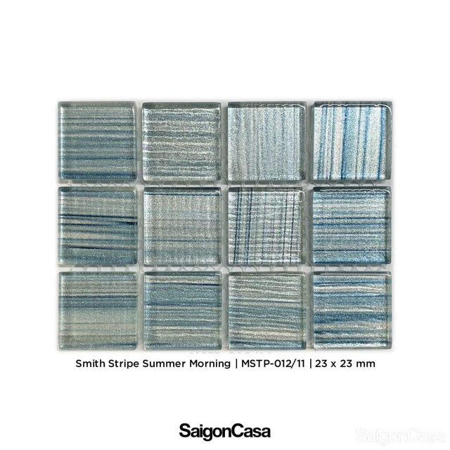 Mosaic Kính Màu Smith Stripe - SaigonCasa | Curated Surfaces & Contemporary Living
