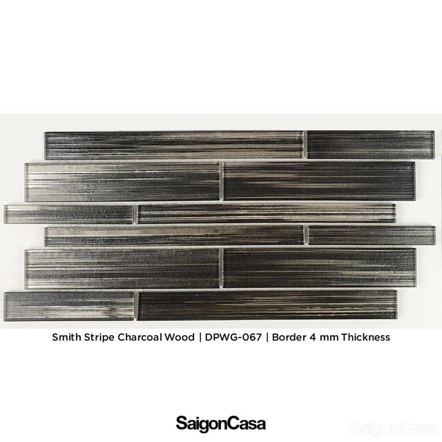 Mosaic Kính Màu Smith Stripe - SaigonCasa | Curated Surfaces & Contemporary Living
