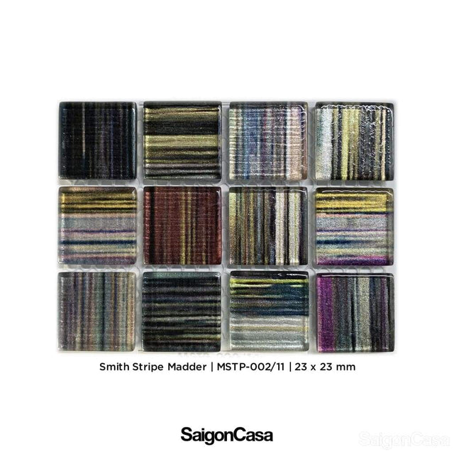 Mosaic Kính Màu Smith Stripe - SaigonCasa | Curated Surfaces & Contemporary Living