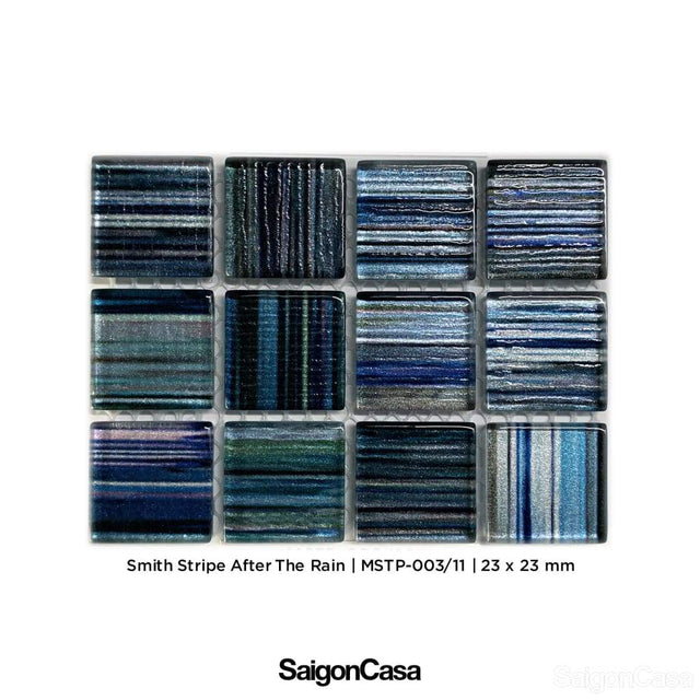 Mosaic Kính Màu Smith Stripe - SaigonCasa | Curated Surfaces & Contemporary Living