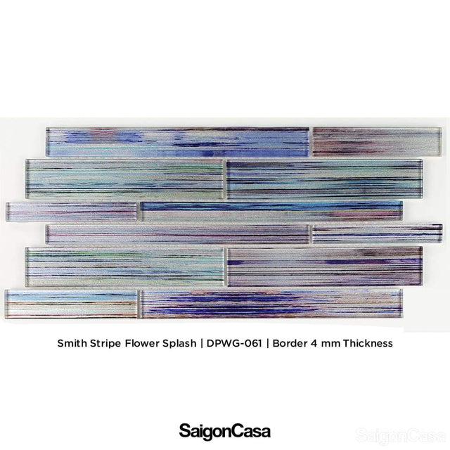 Mosaic Kính Màu Smith Stripe - SaigonCasa | Curated Surfaces & Contemporary Living