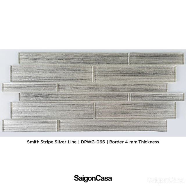 Mosaic Kính Màu Smith Stripe - SaigonCasa | Curated Surfaces & Contemporary Living