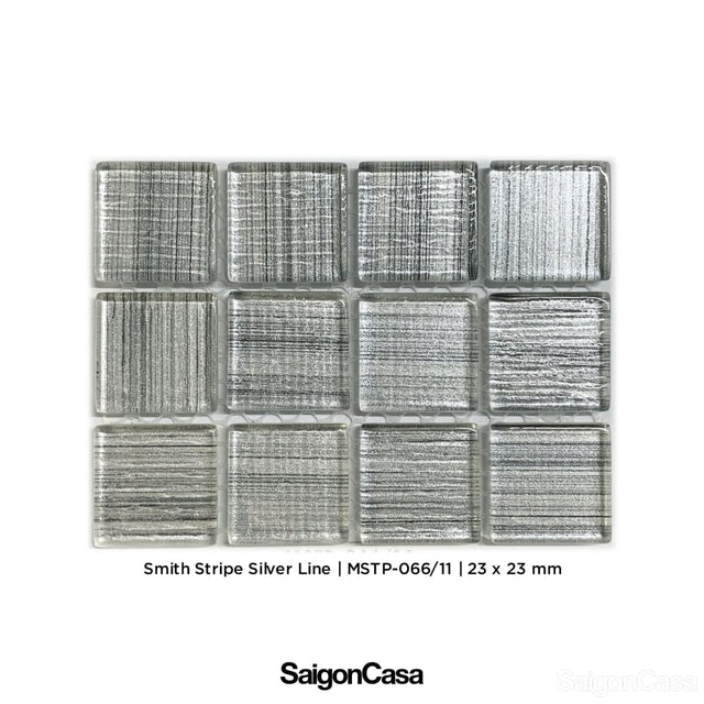 Mosaic Kính Màu Smith Stripe - SaigonCasa | Curated Surfaces & Contemporary Living