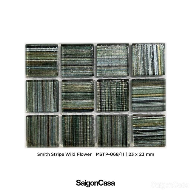 Mosaic Kính Màu Smith Stripe - SaigonCasa | Curated Surfaces & Contemporary Living