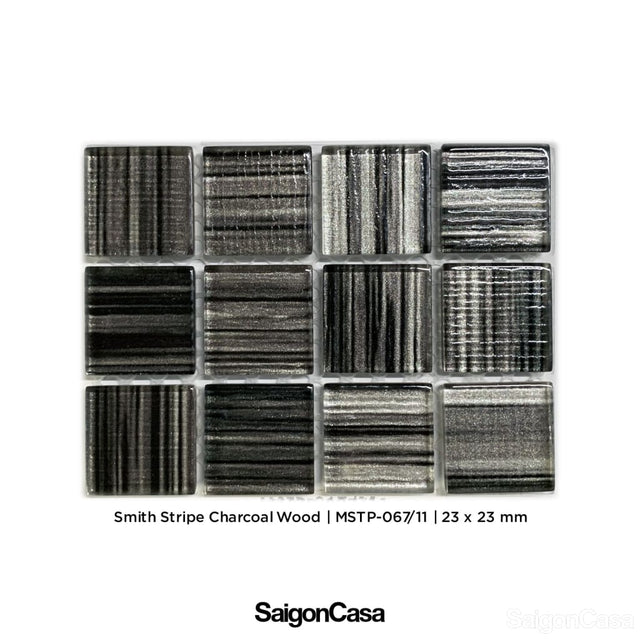 Mosaic Kính Màu Smith Stripe - SaigonCasa | Curated Surfaces & Contemporary Living