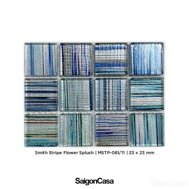 Mosaic Kính Màu Smith Stripe - SaigonCasa | Curated Surfaces & Contemporary Living