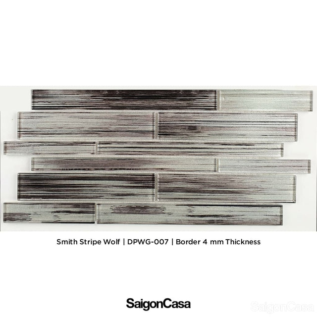 Mosaic Kính Màu Smith Stripe - SaigonCasa | Curated Surfaces & Contemporary Living