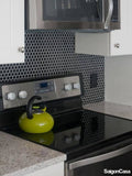 Mosaic Lục Giác Đen Trắng B&W - SaigonCasa | Curated Surfaces & Contemporary Living
