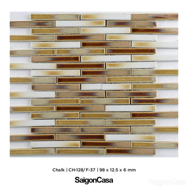 Mosaic Nhật Bản Chalk - SaigonCasa | Curated Surfaces & Contemporary Living