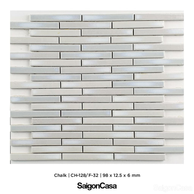 Mosaic Nhật Bản Chalk - SaigonCasa | Curated Surfaces & Contemporary Living