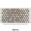 Mosaic Nhôm Hình Tròn - Aluminium Penny Round Mosaic - SaigonCasa | Curated Surfaces & Contemporary Living