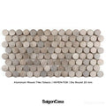 Mosaic Nhôm Hình Tròn - Aluminium Penny Round Mosaic - SaigonCasa | Curated Surfaces & Contemporary Living