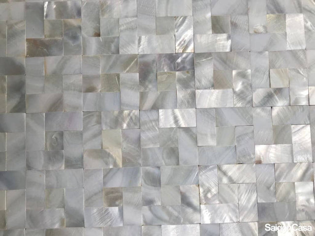 Mosaic Vỏ Sò Hình Chữ Nhật - SaigonCasa | Curated Surfaces & Contemporary Living