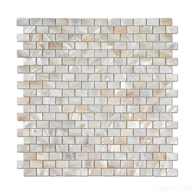 Mosaic Vỏ Sò Hình Chữ Nhật - SaigonCasa | Curated Surfaces & Contemporary Living
