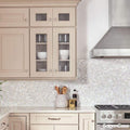 Mosaic Vỏ Sò Hình Tròn - SaigonCasa | Curated Surfaces & Contemporary Living