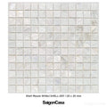 Mosaic Vỏ Sò Hình Vuông - SaigonCasa | Curated Surfaces & Contemporary Living