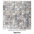 Mosaic Vỏ Sò Hình Vuông - SaigonCasa | Curated Surfaces & Contemporary Living